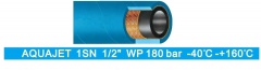 Шланг пищевой синий AQUAJET 1SN 1/2” WP 180 bar -40°C-+160°C