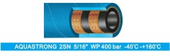 Шланг пищевой синий AQUASTRONG 2SN 5/16” WP 400 bar -40°C-+160°C