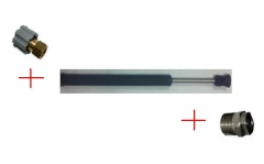 Удлинитель с термозащитой и форсункодержателем 900 мм (изогнутый).; вход 22*1.5 г; выход форсунка