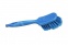 Щетка с обрезиненной ручкой и подачей воды - мягкая 300х75 мм., еврониппель, синий