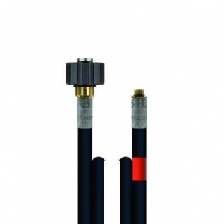 Шланг для прочистки труб и промывки канализации 30m (DN 06, износостойкий, 300 bar, 100°C, М22х1,5 внут-1/4 внеш)