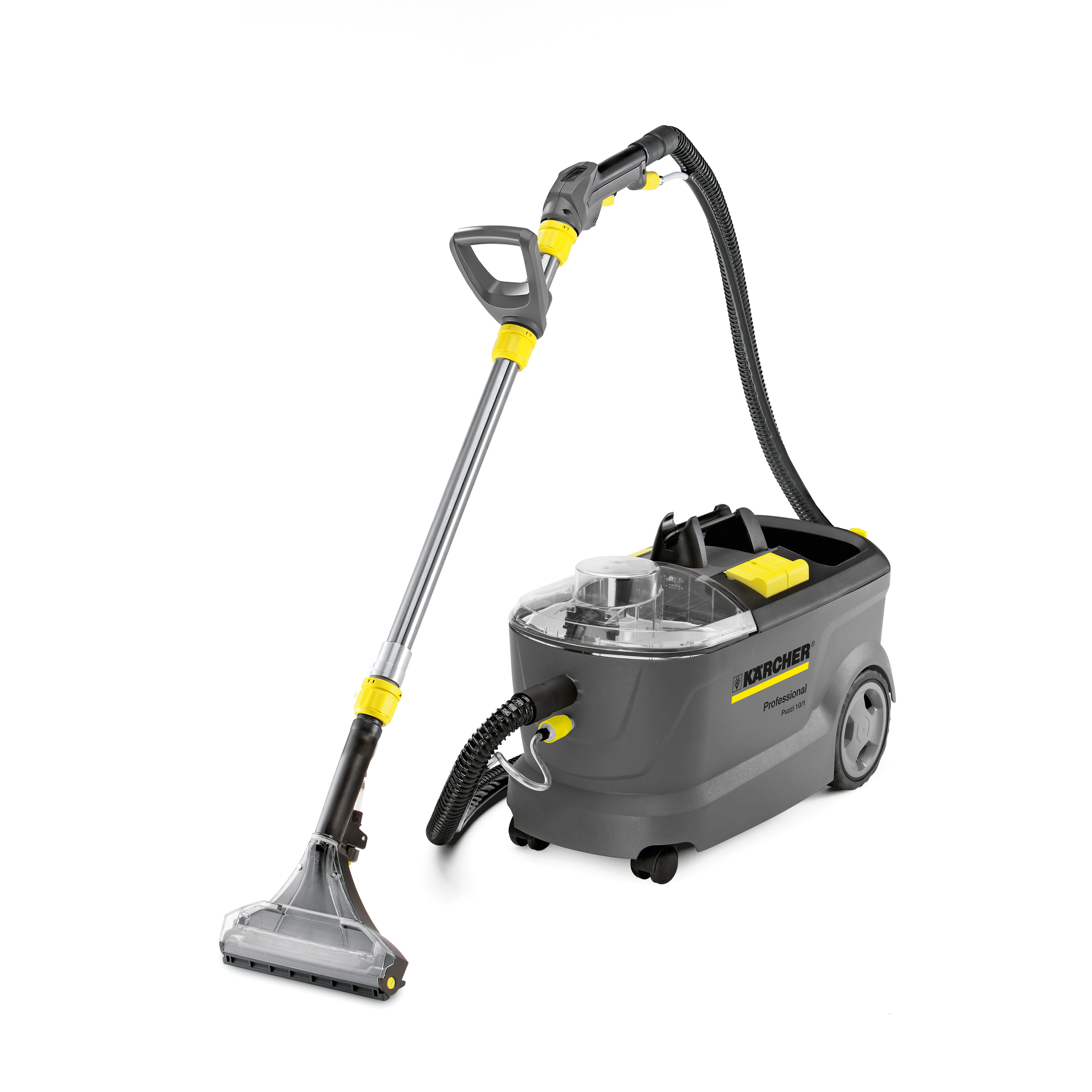 Купить мощный моющий пылесос. Пылесос для химчистки Karcher Puzzi 10/1. Профессиональный моющий пылесос Karcher Puzzi 10/1. Моющий пылесос Karcher Puzzi 10/1. Моющий пылесос Керхер Пуззи 10/1.