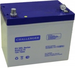 Аккумулятор Challenger EVG12-75, GEL, 12 В., 69-76 А/ч