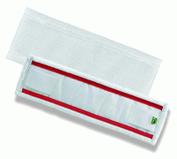 Плоский моп c красной каймой Speed Clean микроволокно 42х14 см Euromop
