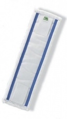 Плоский моп c синей каймой Speed Clean микроволокно 42х14 см Euromop
