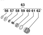 Клапан в сборе насоса MC8 (1х4)