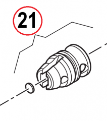 Ремкомплект насоса серии MC 20; MC 25: заглушка клапана (KIT21)
