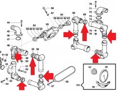 Кольцо 3,0х36 насоса BP 151/171 (1х16)