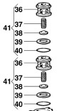 Клапан в сборе насоса BP 20/15 (1х4)