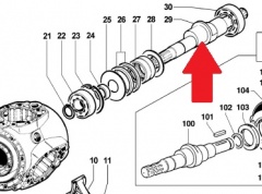 Коленвал насоса APS121