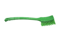 Щётка ручная с длинной ручкой – средней жёсткости 410х45 мм., зеленый