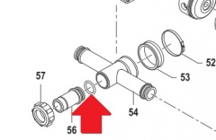 Кольцо 3,53х21,82 насоса BP40/60/P