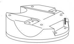 Крышка корпуса MEC 600 2M. GR5000