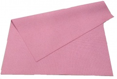 Искусственная замша , голубая (розовая),  50х45, 340gsm