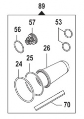 Ремкомплект насоса серии APS 96: мембрана NBR (KIT89)