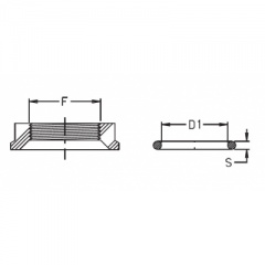 Уплотнительное кольцо 144  3,53x39,69 EPDM
