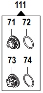 Ремкомплект насоса серии IDS 1201/1401 (KIT111)