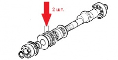 Кольцо 99X88X8 насоса APS101/121 (1х2)