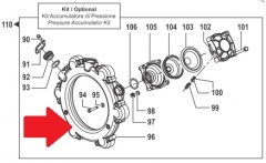 Коллектор насоса BP300 - 2 (замена арт.0415007100A)