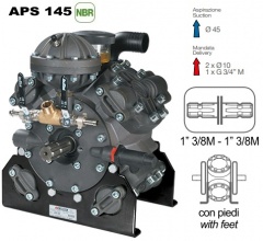 Насос мембранный Comet® серия APS 145 (142 л/мин; 50 бар); вал ВОМ 1