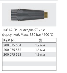 Пенный пистолет RL 26+ поворот.фит.SW6. вход 3/8