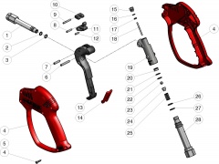 Ремкомплект курка распылительного RL 57  11x1 шт.