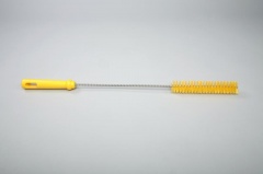 Ерш для чистки труб/бутылок средней жесткости, полиэстер - 40х150х500 мм., желтый