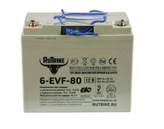 Аккумулятор RuTrike 6-EVF-80(12V80A/H C3)