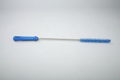 Ерш для чистки труб/бутылок средней жесткости, полиэстер - 20х150х500 мм., синий