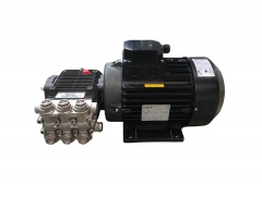 Насос плунжерный MTP FWS2 18.150T 220-380/60 NK HT с эл. двигателем 5,5 Квт 220/380 В для гор. воды