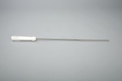 Ерш для чистки труб/бутылок средней жесткости, полиэстер - 10х150х500 мм., белый
