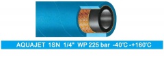 Шланг высокого давления синий AQUAJET 1SN 1/4”WP 225 bar -40°C-+160°C