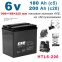 Аккумулятор Esb HTL6-200 (6V 180/200Ah)