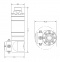 Насадка для мойки емкостей MP200-2-1.5-360°-316LSS- 3/4
