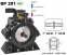 Насос мембранный Comet® серия BP281 (248л/мин; 20 бар); вал ВОМ 1