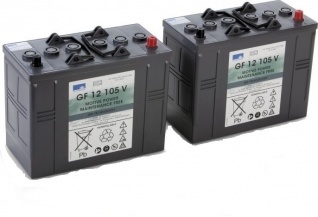 Комплект тяговых батарей для поломоечных машин Cleanfix RA 505 IBC, RA 505 IBCT, RA 605 IBCT