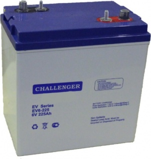 Аккумулятор Challenger EV6-225, AGM, 6 В., 206-228 А/ч