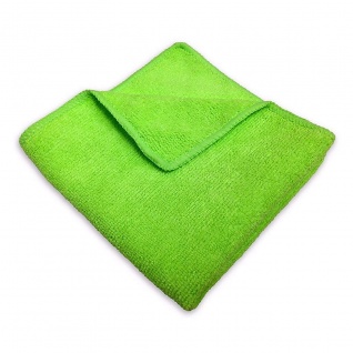 Салфетка микрофибра зелёная 27х30 см., 185 г/кв.м.