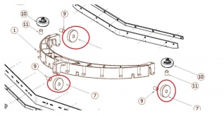 Колесо балки CPS 45 B/E 2810015300  (2810017200)