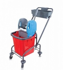 TK722 уборочная тележка на колесах с одним ведром и отжимом TK722 уборочная тележка на колесах с одним ведром и отжимом